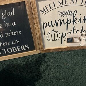October decor from target